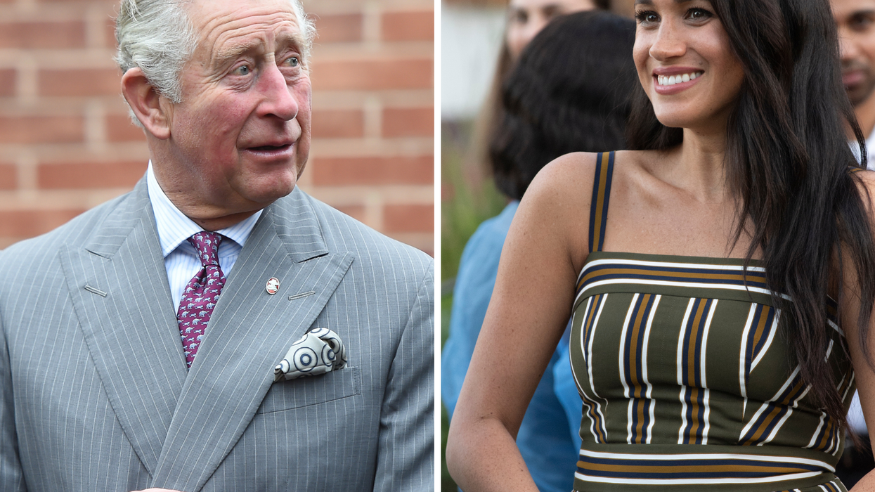 King Charles and Meghan Markle