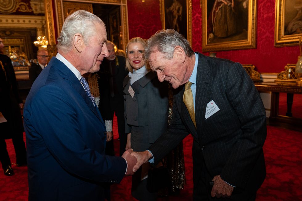 King Charles and Michael Palin