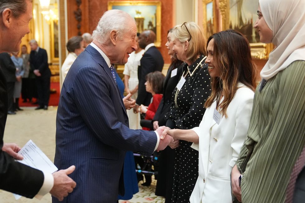 King Charles and Myleene Klass