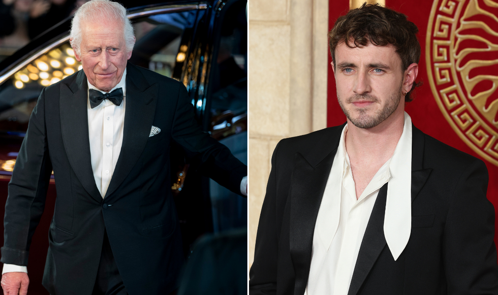 King Charles and Paul Mescal