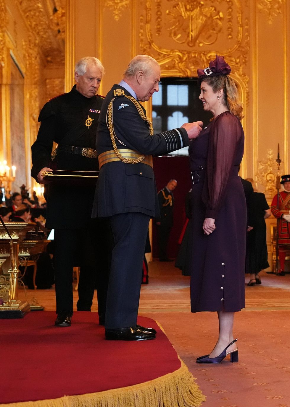 King Charles and Penny Mourdant