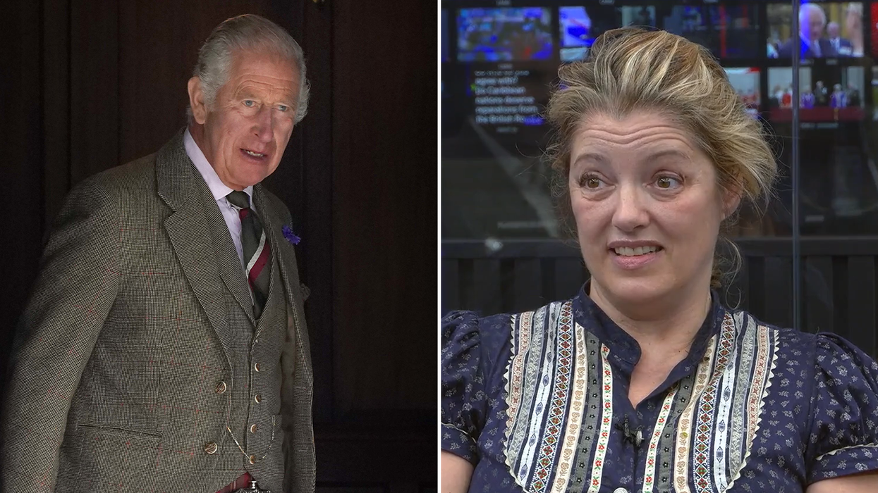 King Charles and Petronella Wyatt