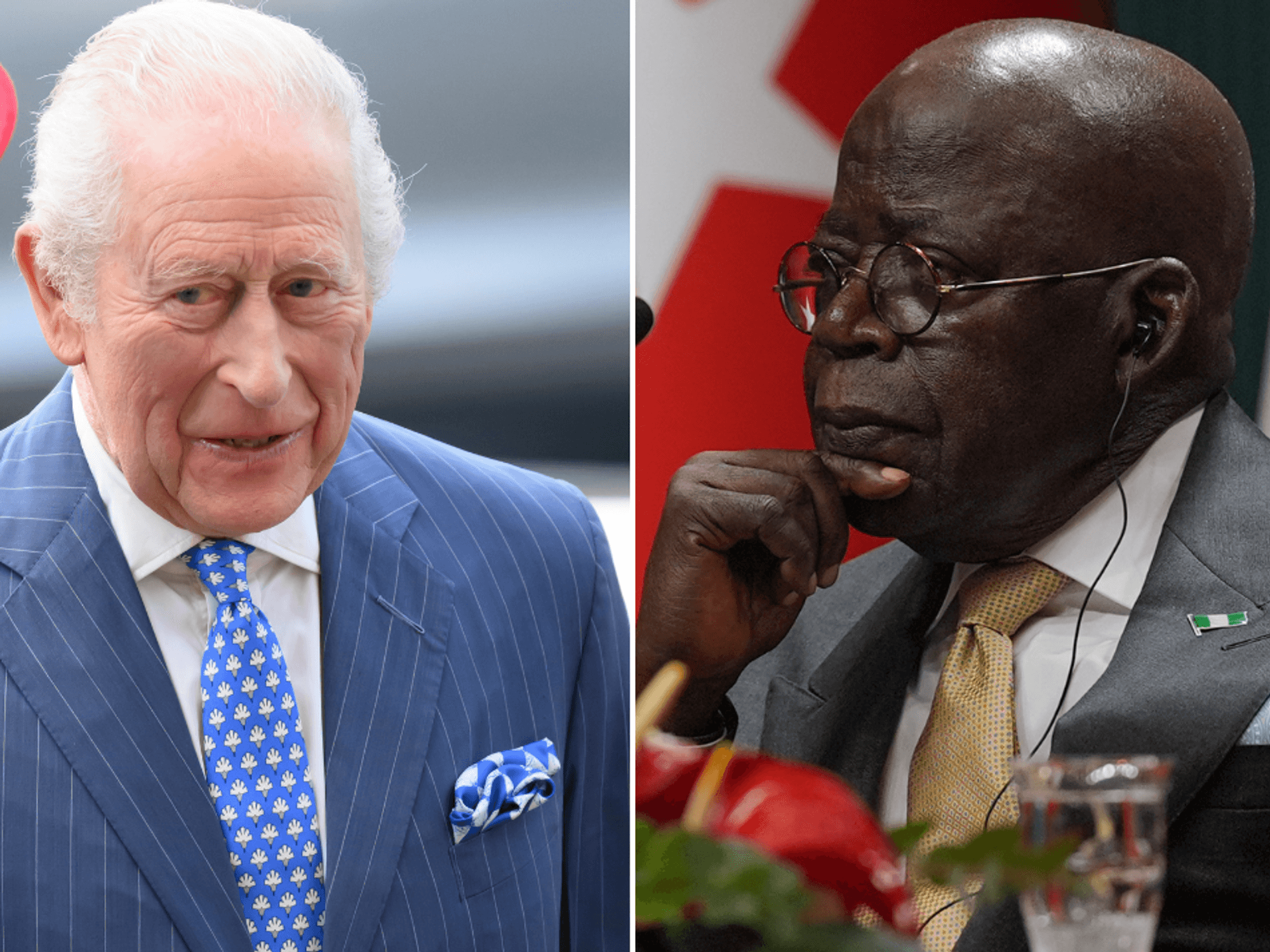 King Charles and President Bola Ahmed Tinubu