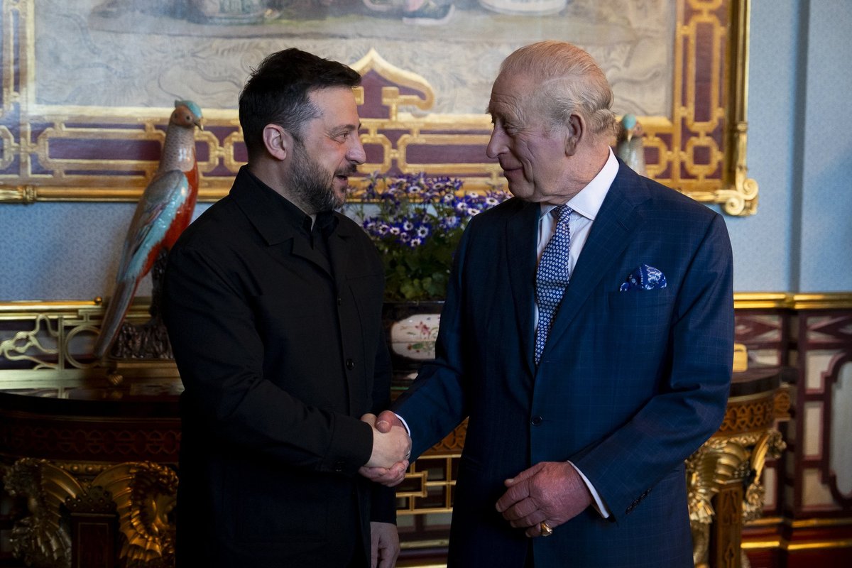 King Charles and President Zelensky