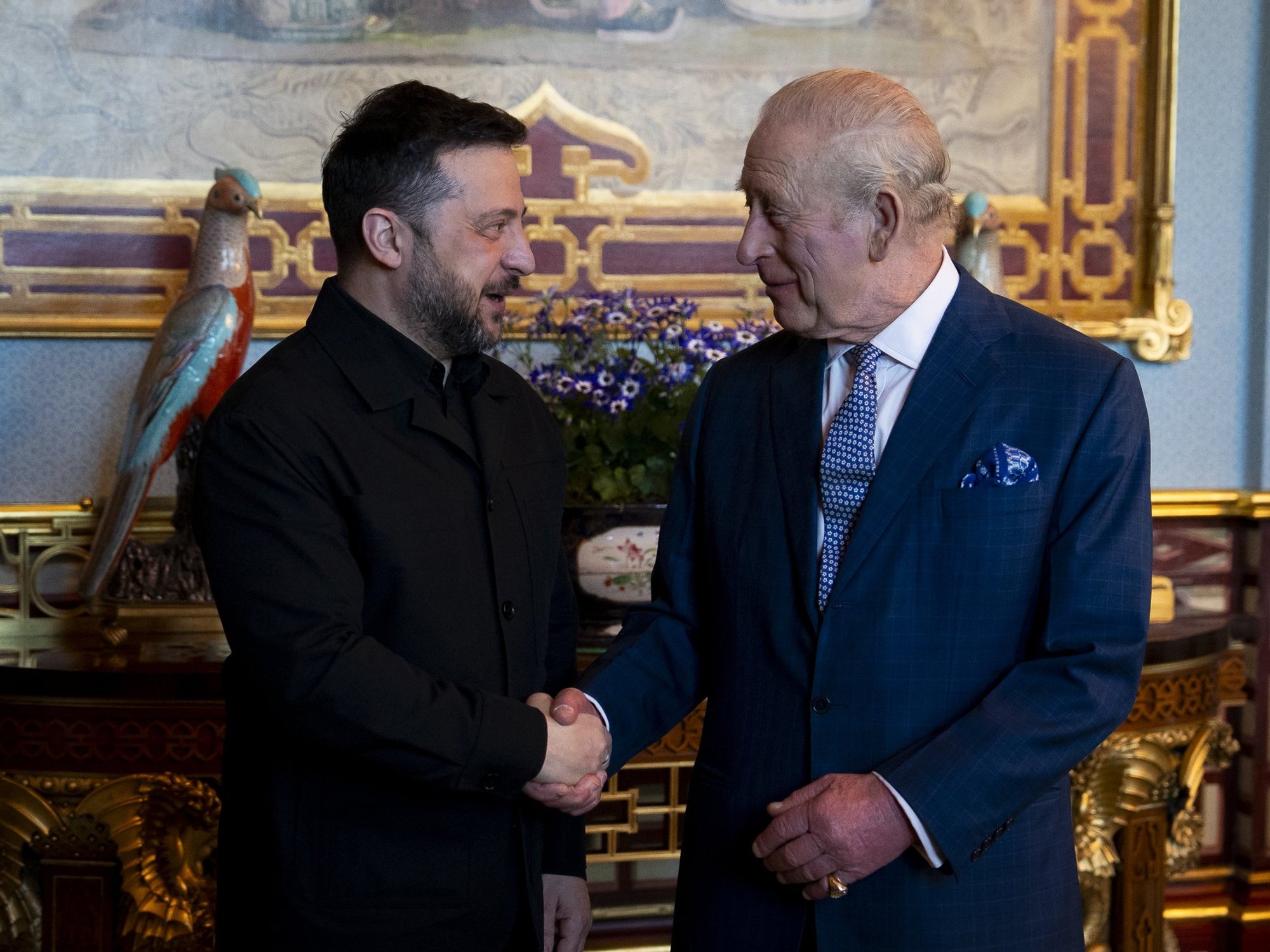 King Charles and President Zelensky