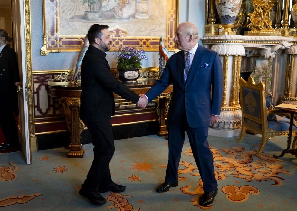 King Charles and President Zelensky