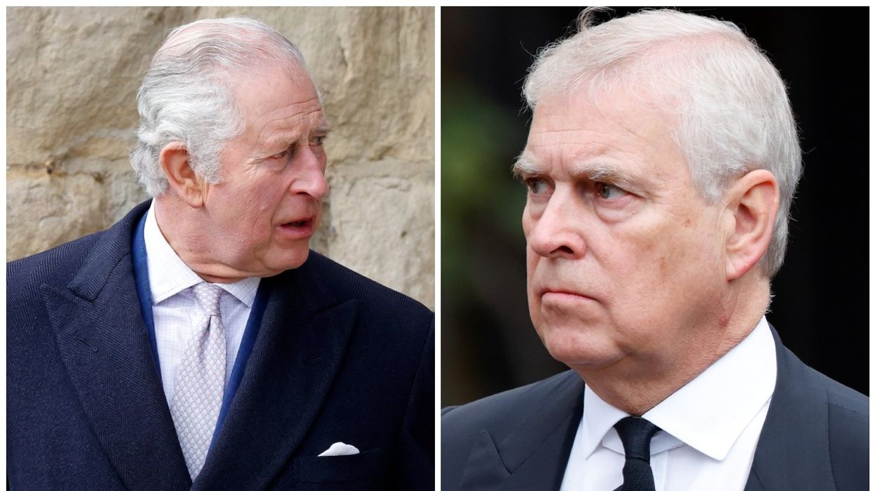 King Charles and Prince Andrew