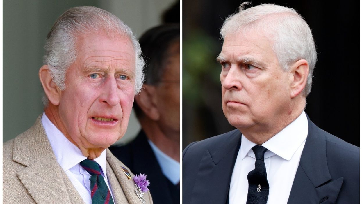 King Charles and Prince Andrew
