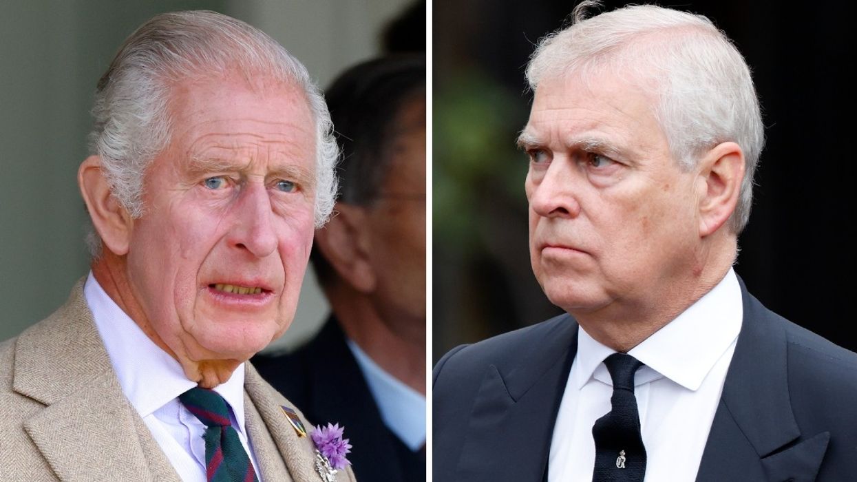 King Charles and Prince Andrew
