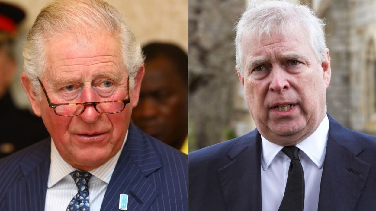 King Charles and Prince Andrew