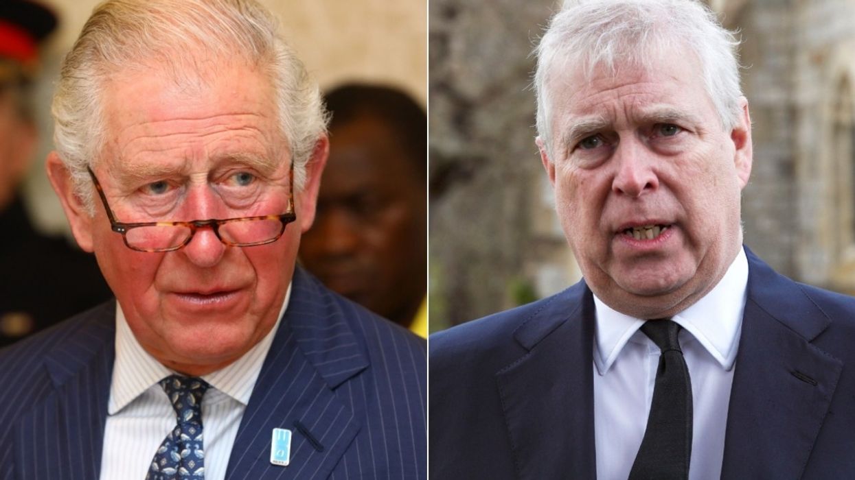 King Charles and Prince Andrew