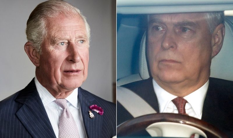 King Charles and Prince Andrew