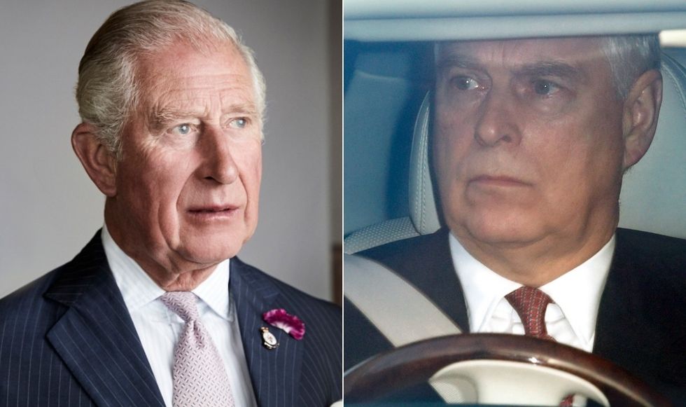 King Charles and Prince Andrew