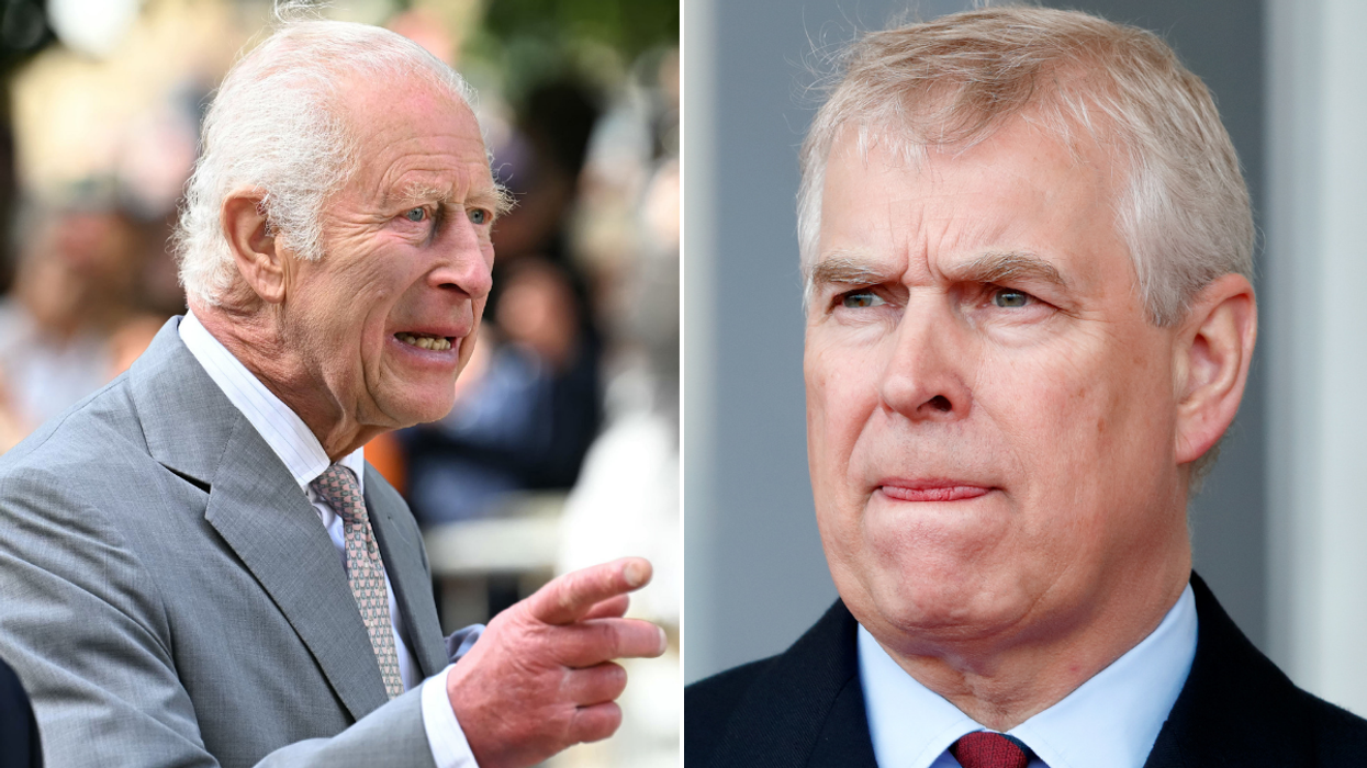 King Charles and Prince Andrew