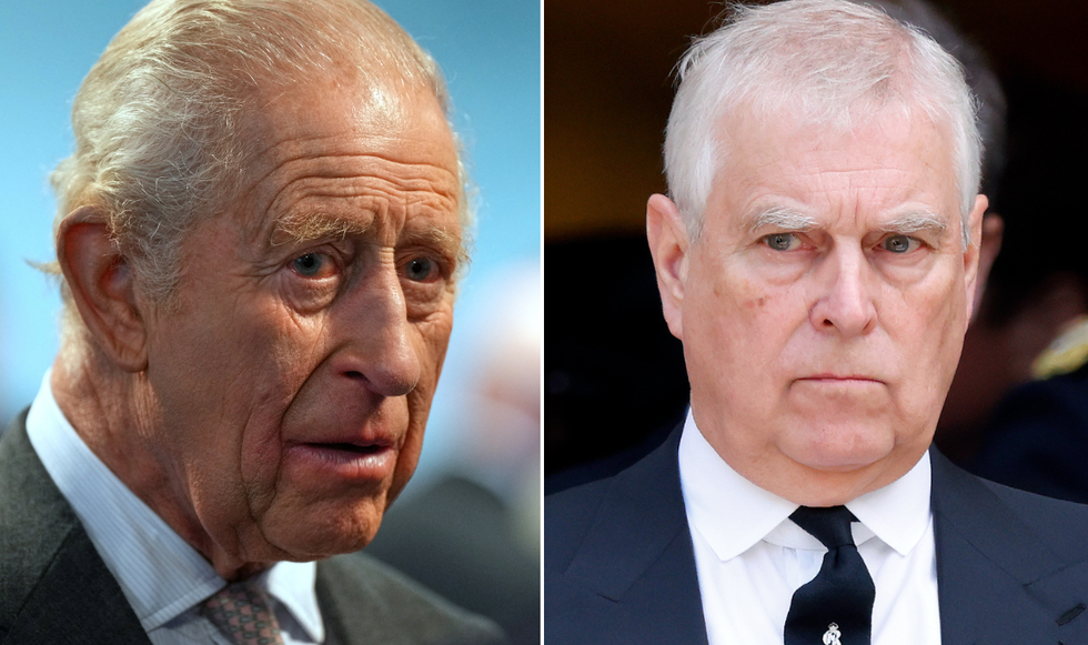 King Charles and Prince Andrew