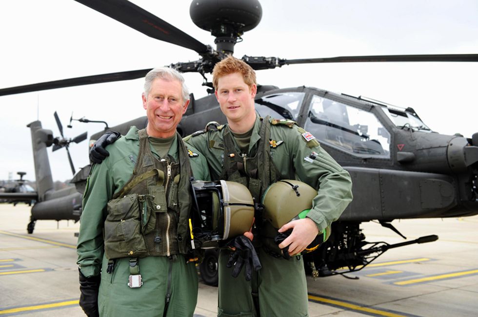 King Charles and Prince Harry