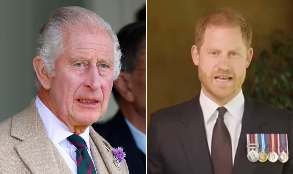 King Charles and Prince Harry