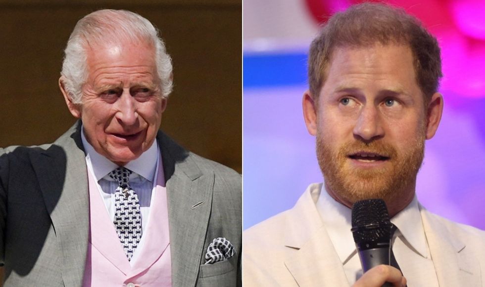 King Charles and Prince Harry