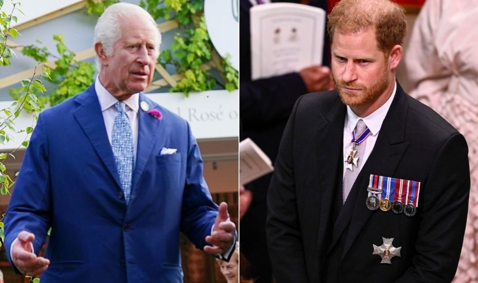 King Charles and Prince Harry