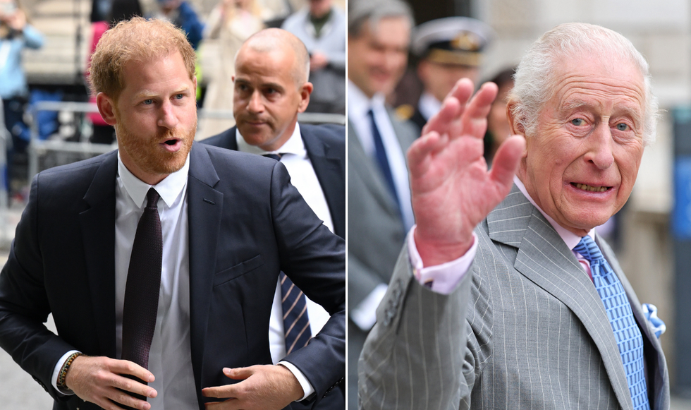 King Charles and Prince Harry