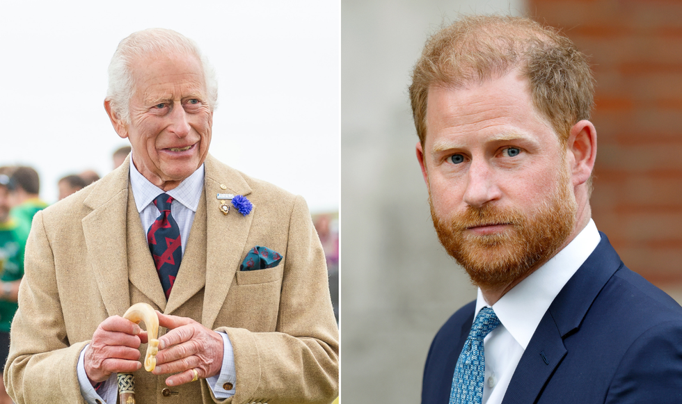 King Charles and Prince Harry