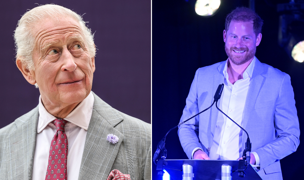 King Charles and Prince Harry