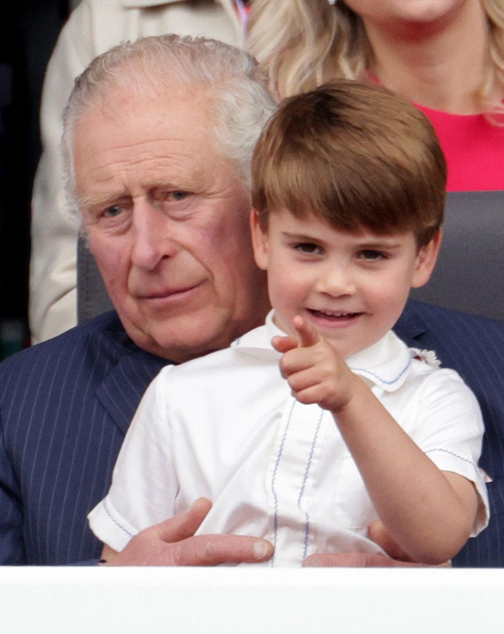 King Charles and Prince Louis