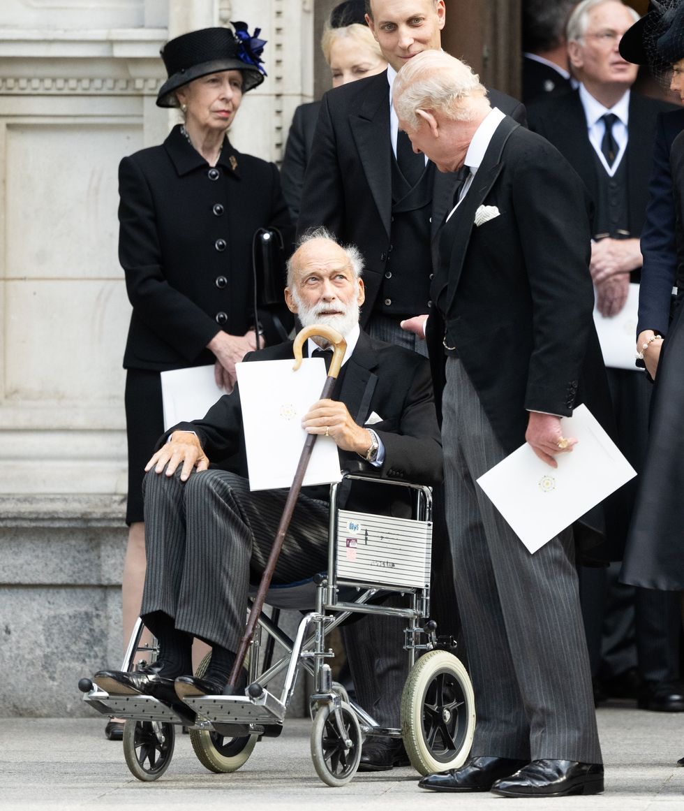 King Charles and Prince Michael of Kent