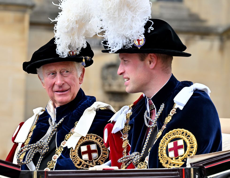 King Charles and Prince William