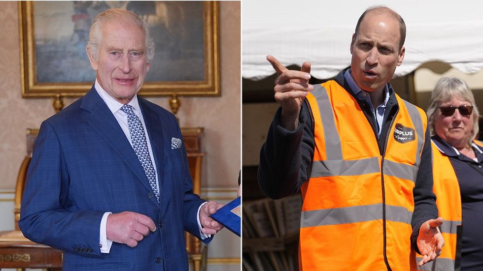 King Charles and Prince William