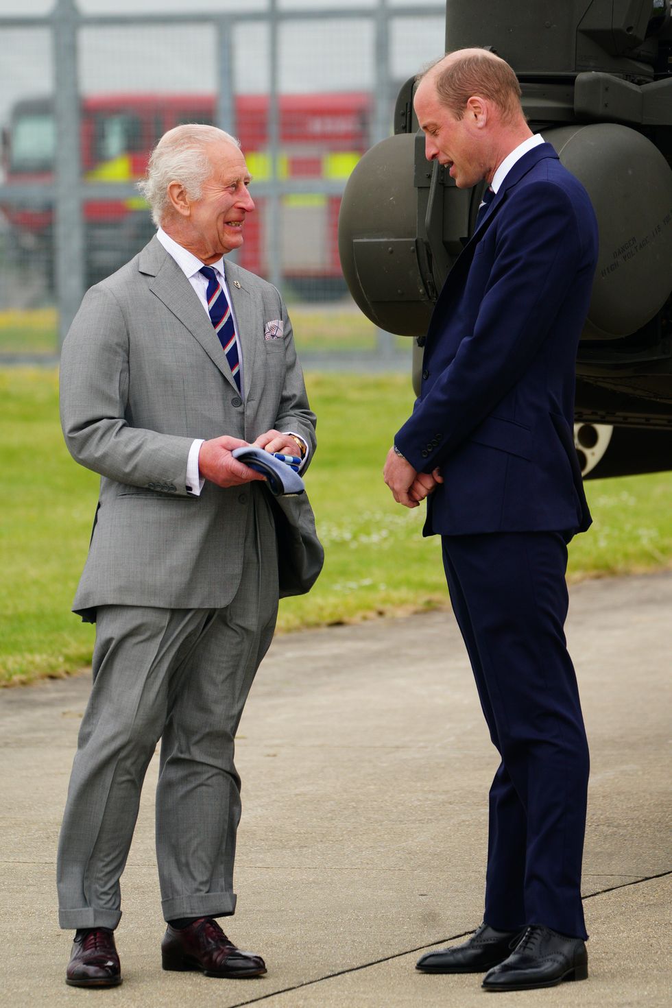 King Charles and Prince William