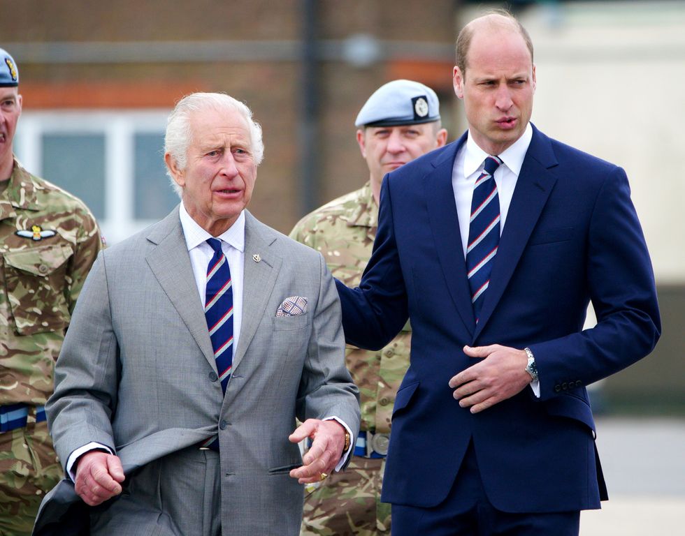 King Charles and Prince William