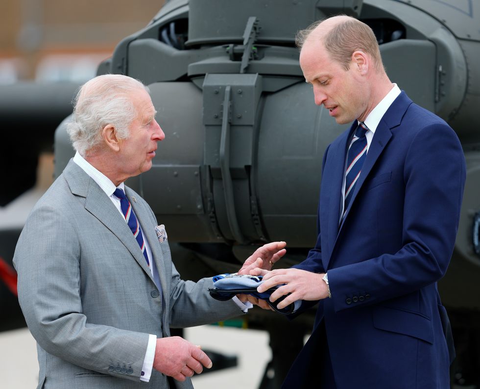 King Charles and Prince William