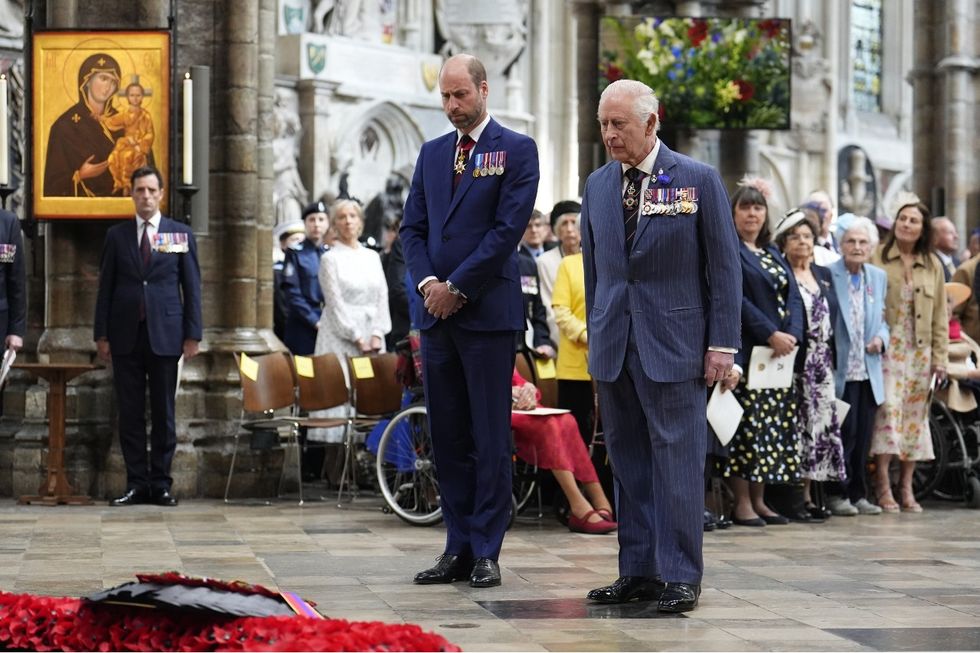 King Charles and Prince William