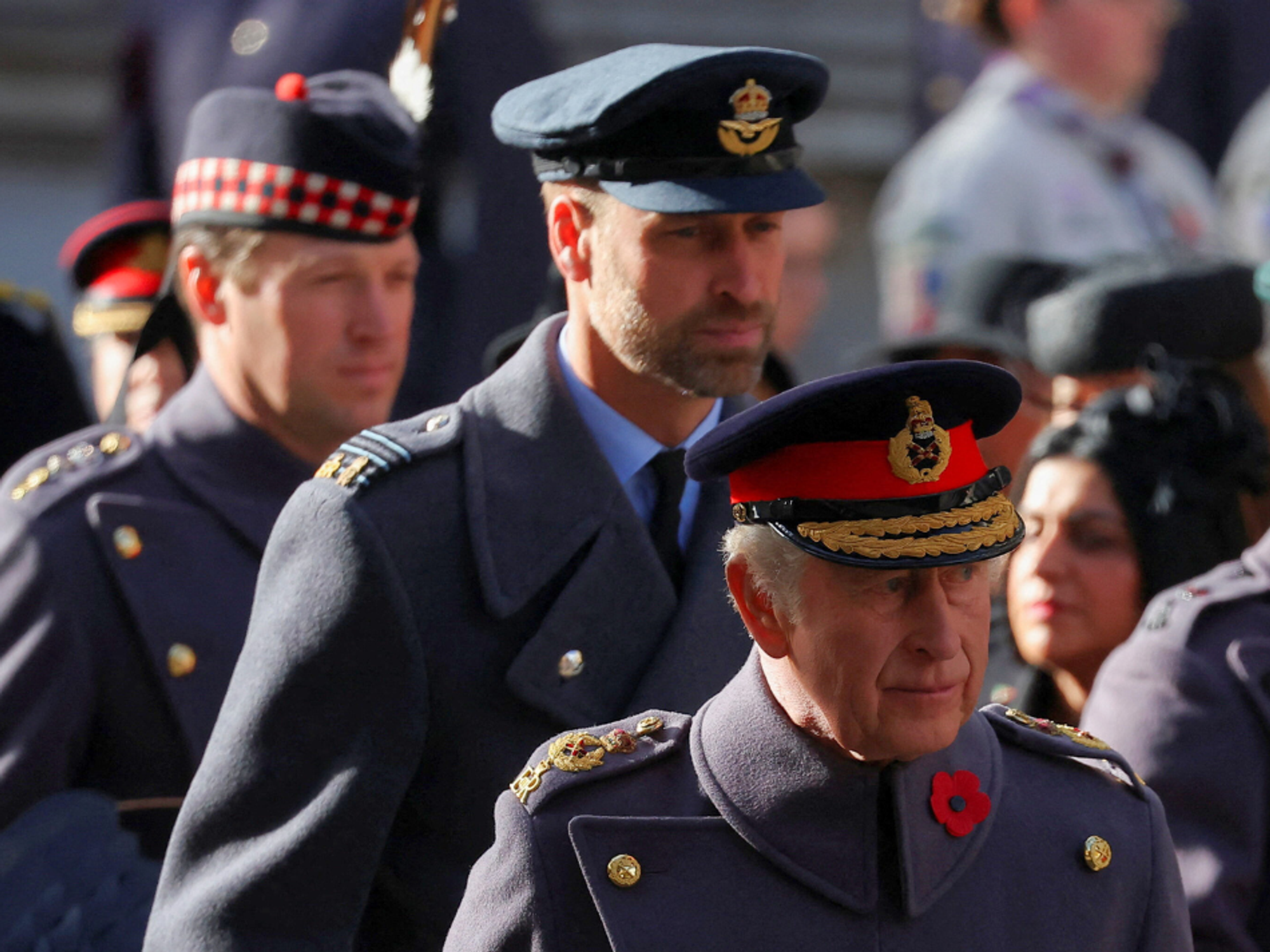 King Charles and Prince William