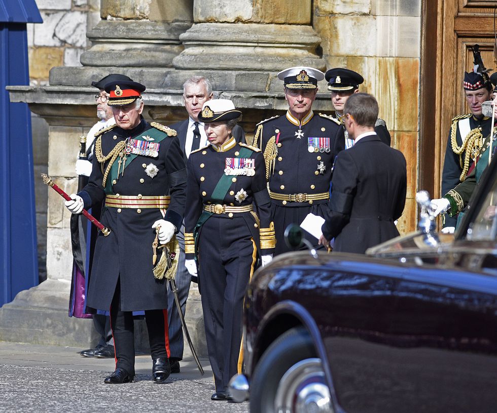 King Charles and Princess Anne