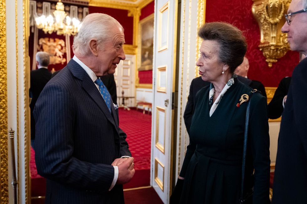 King Charles and Princess Anne