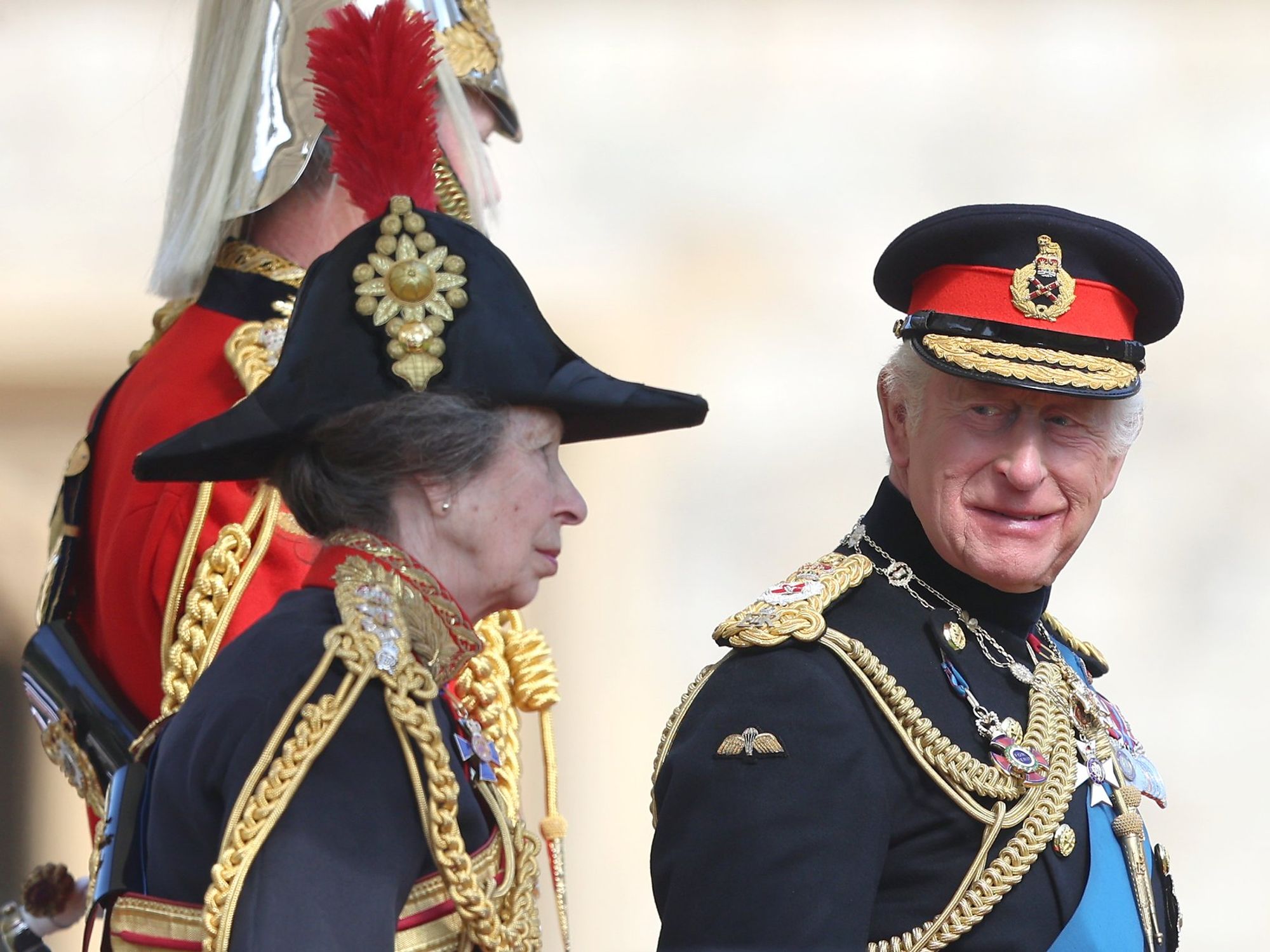 King Charles and Princess Anne