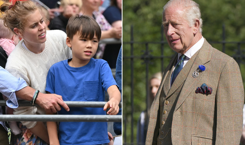 King Charles and Princess Beatrice