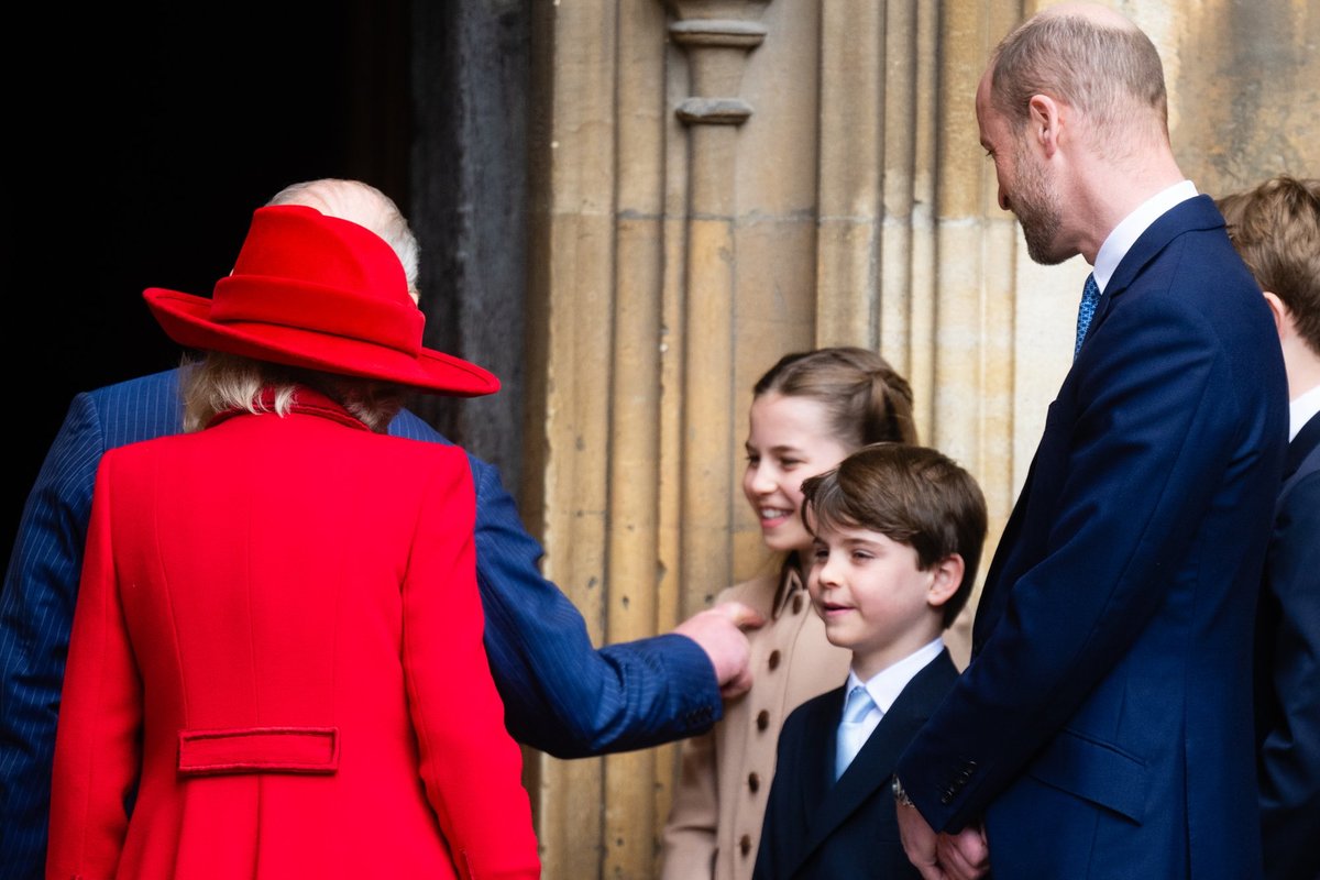 King Charles and Princess Charlotte