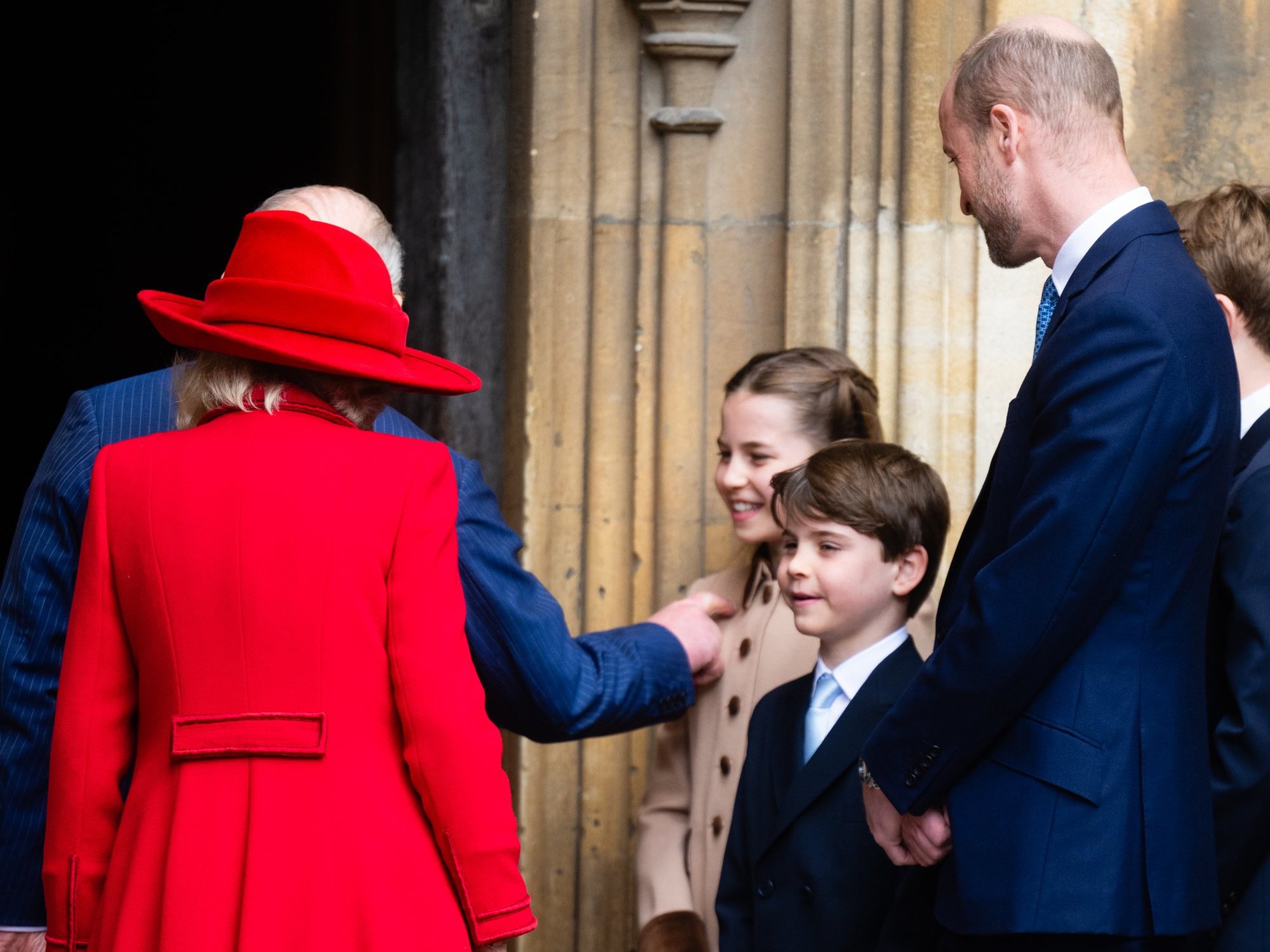 King Charles and Princess Charlotte