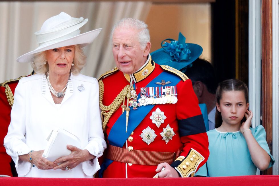 King Charles and Princess Charlotte