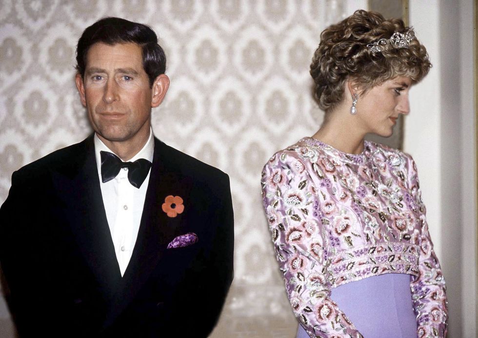 King Charles and Princess Diana