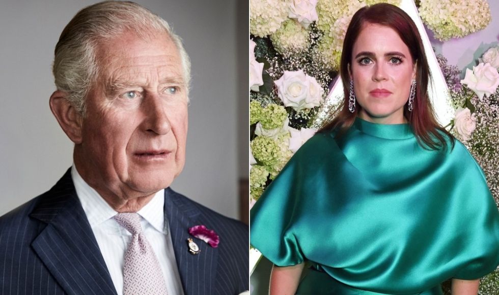 King Charles and Princess Eugenie