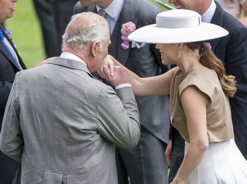 King Charles and Princess Eugenie
