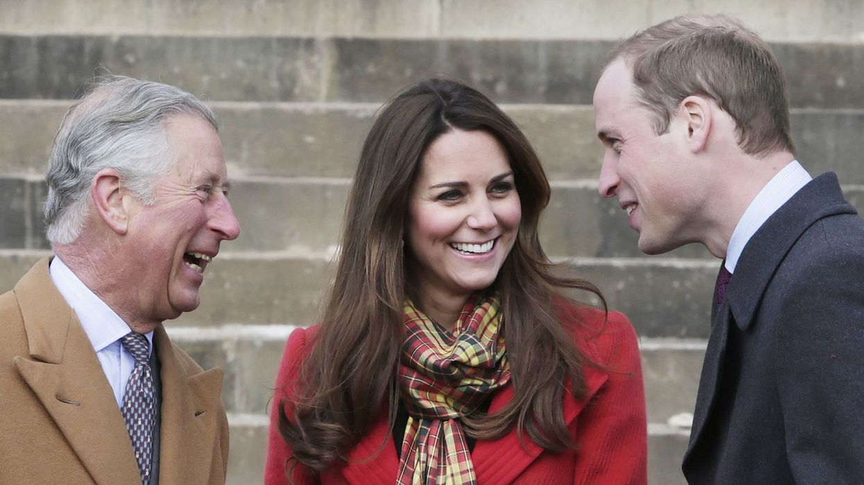 King Charles and Princess Kate and Prince William