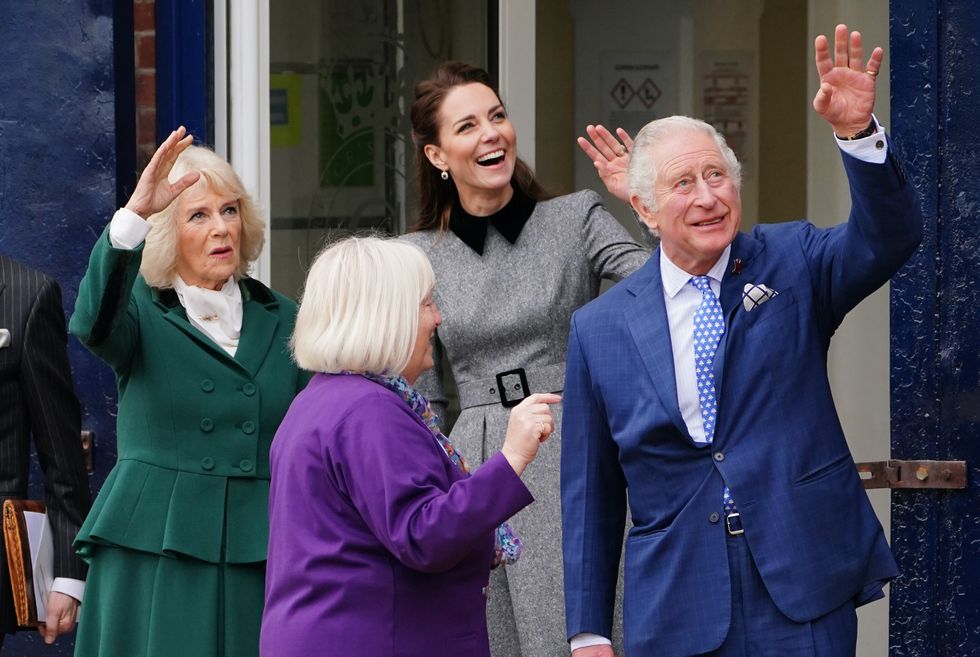 King Charles and Princess Kate