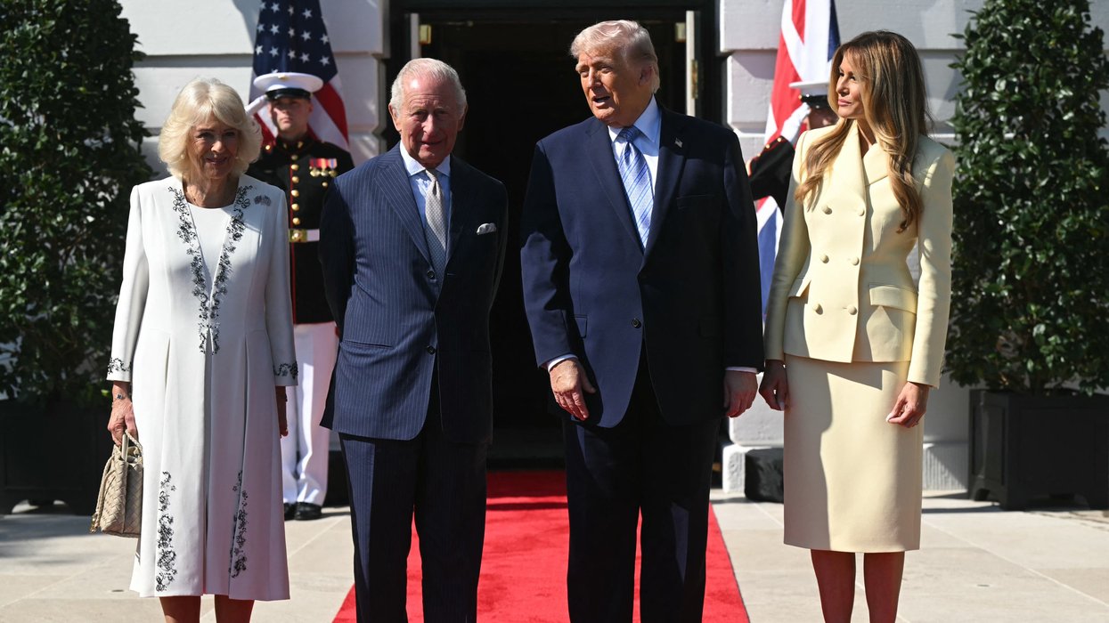 King Charles and Queen Camilla greet Donald and Melania Trump at White House in landmark moment
