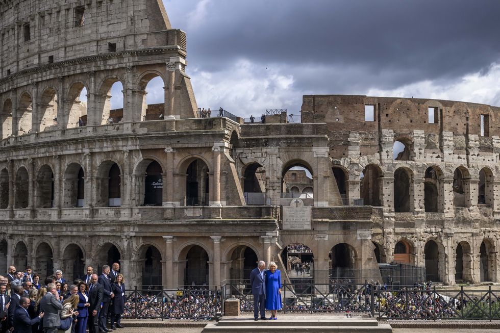 King Charles and Queen Camilla in Italy