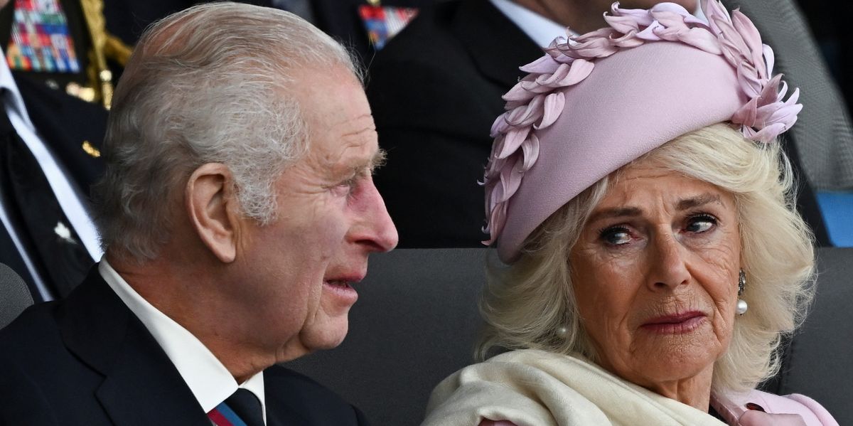 Camilla in tears as King Charles and Queen overcome with emotion during D-Day anniversary event